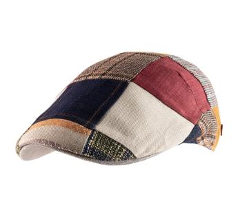 Casquette bec de canard patchwork Tirreno Lino