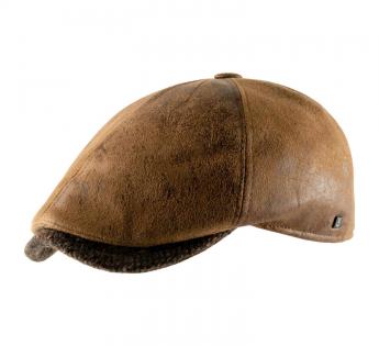 Casquette imitation cuir Tony