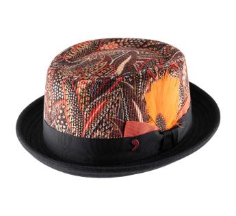 Chapeau porkpie velours Isandro 