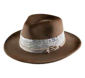 Chapeau vintage vieilli Stéphane