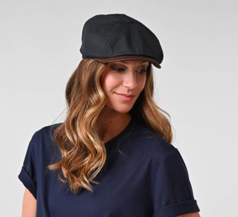 Casquette soleil Stetson Hatteras Waxed Cotton Linen