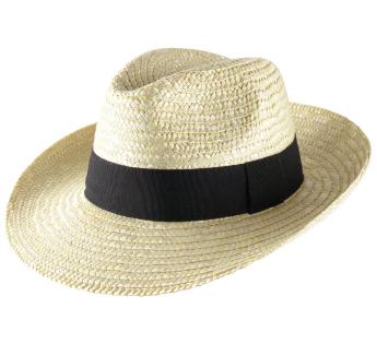 Chapeau  paille large Classic Fedora Paille Large