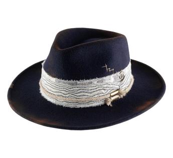 Chapeau vintage vieilli Stéphane