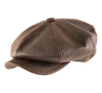 Casquette gavroche cuir Classic Marsigliese Vegan