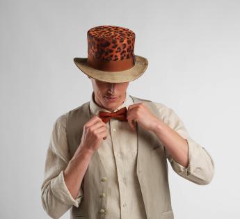 chapeau haut de forme elegant Cilindro Pantera