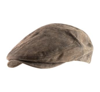 casquette plate cuir Ralph