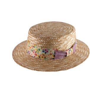 chapeau enfant canotier Nina