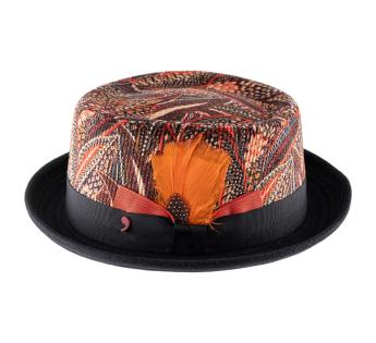 Chapeau porkpie velours Isandro 