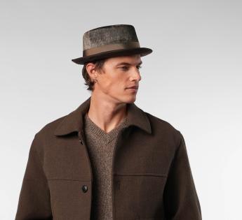 Chapeau porkpie cuir Sereno