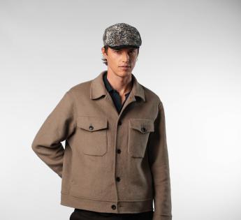 casquette plate laine coton John-21