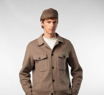 casquette plate brodée Morgan