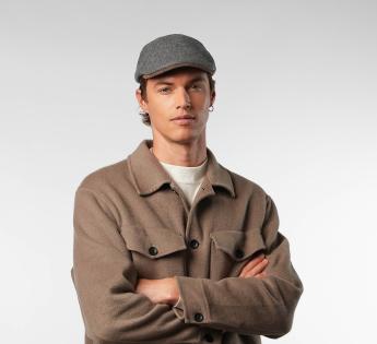 Casquette plate laine Santino
