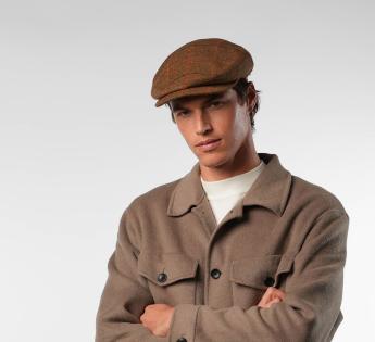 Casquette plate tweed Brivido