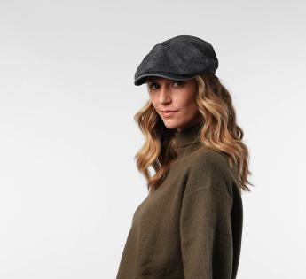 Casquette Hatteras mi-saison Hatteras Denim Garage Flat Cap