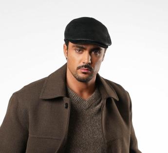 Casquette plate imitation cuir Bastien