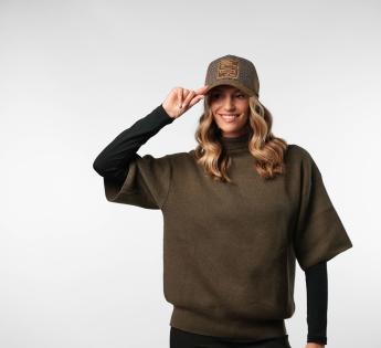 Casquette cuir Stetson Trucker Cap Oily Goat